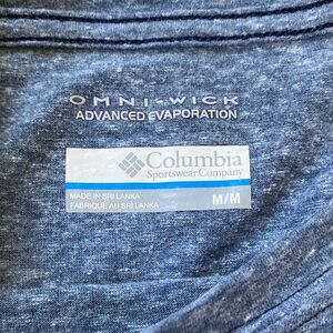 Columbia Heathered Blue Performance Tee